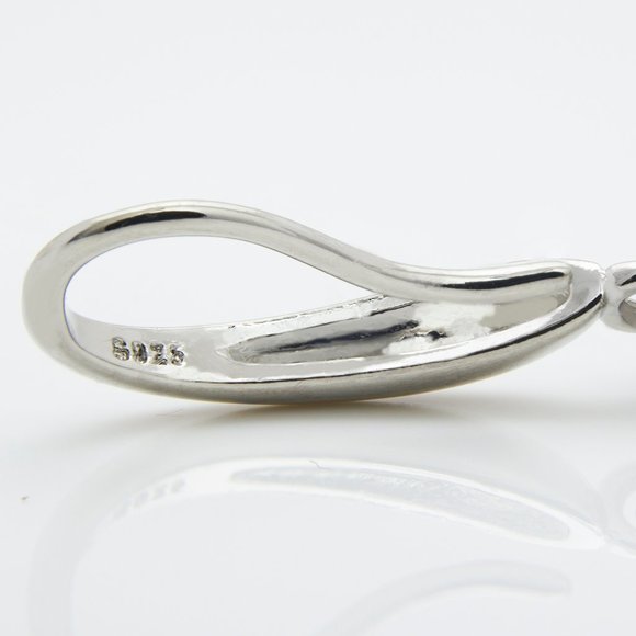 Sterling Silver Aquamarine Gemstone Earrings - Picture 4 of 4